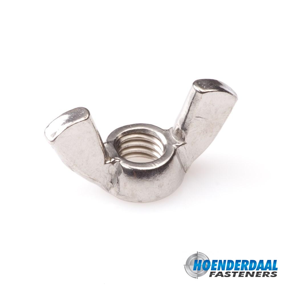 Hoenderdaal M10 Flügelmuttern Edelstahl rostfrei A2 50 Stück – Bild 2