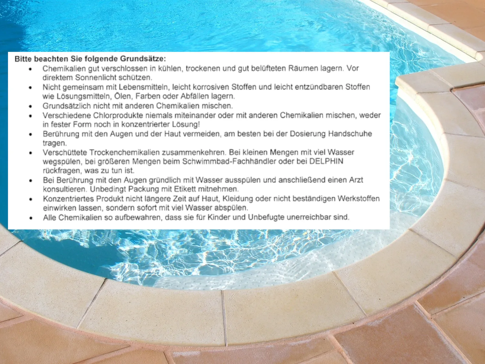 Chlor Delphin 10 kg Dauerchlor Tabletten 20g langsam löslich – Bild 6