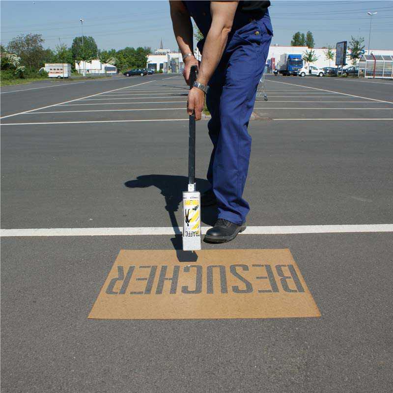 Schablonensatz KIT Industrie für Parkplätze, Stellflächen, Wege und Sammelplätze – Bild 3