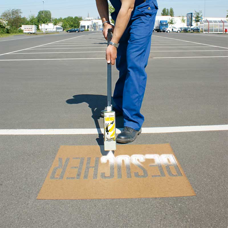 Schablonensatz KIT Industrie für Parkplätze, Stellflächen, Wege und Sammelplätze – Bild 4