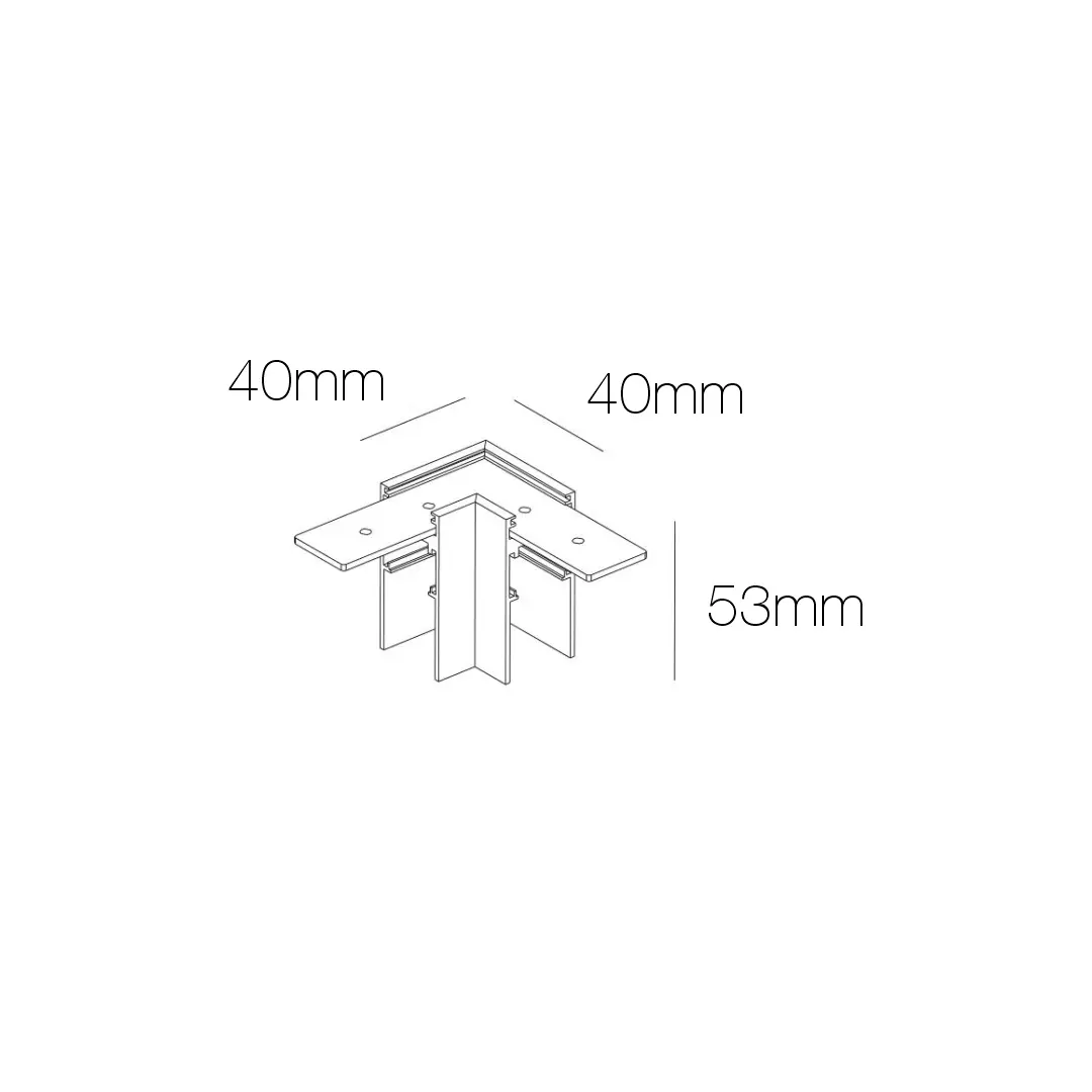 Beneito Faure 48V L-Eckverbinder für Deckenmontage – Union – Bild 4