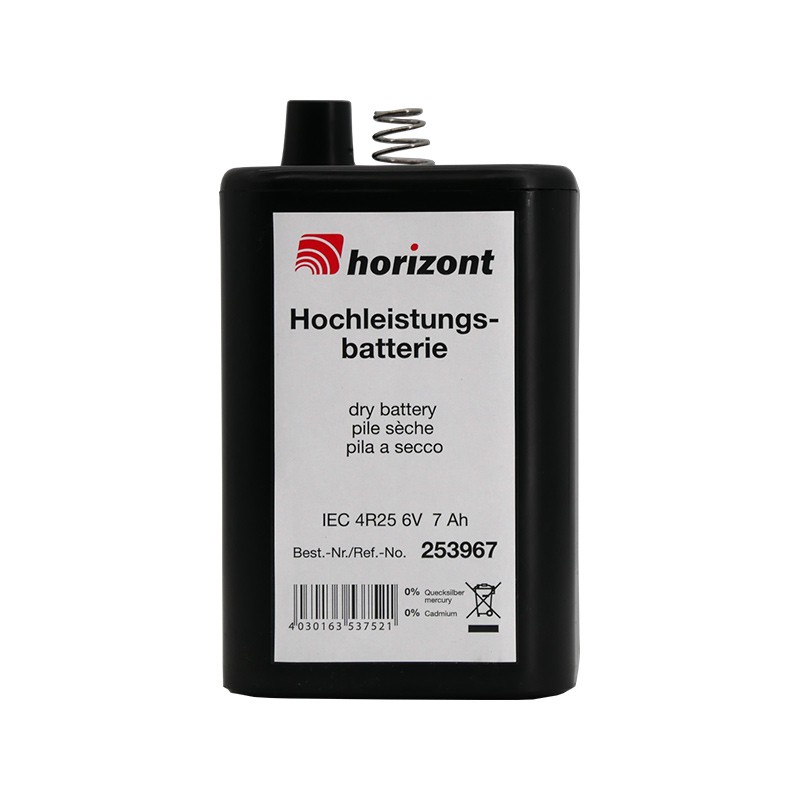 Blockbatterie 6V 7Ah 4R25 von horizont – Bild 2