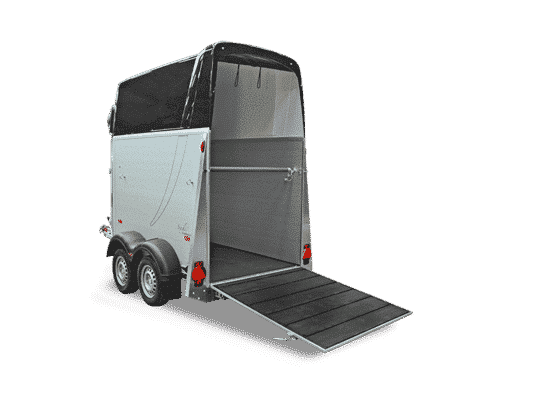 Pferdeanhänger Humbaur 1600 Single ALU Mit Alu Bicomp Boden und Gummiboden verklebt und versiegelt• – Bild 5