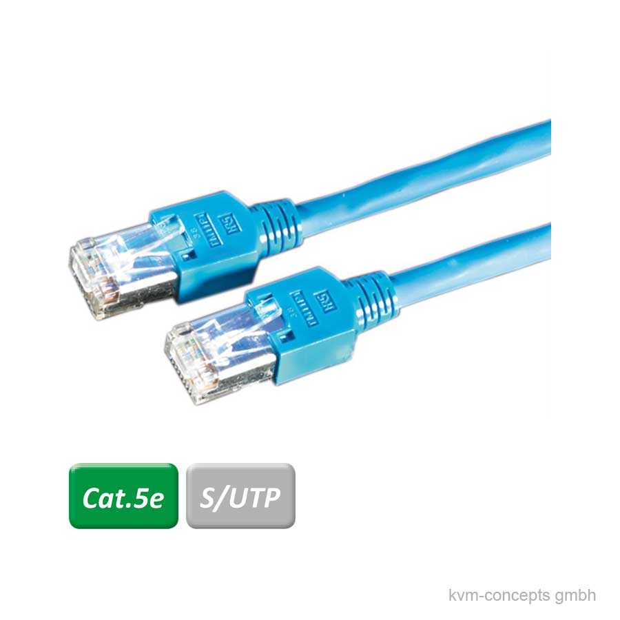 10m DÄTWYLER Patchkabel CAT 5e, blau