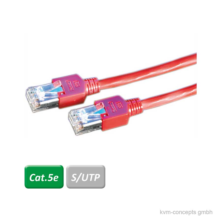 5m DÄTWYLER Patchkabel CAT 5e, rot – Bild 2