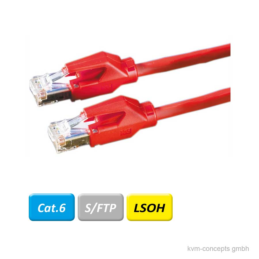 10m DÄTWYLER Patchkabel CAT 6, rot – Bild 2