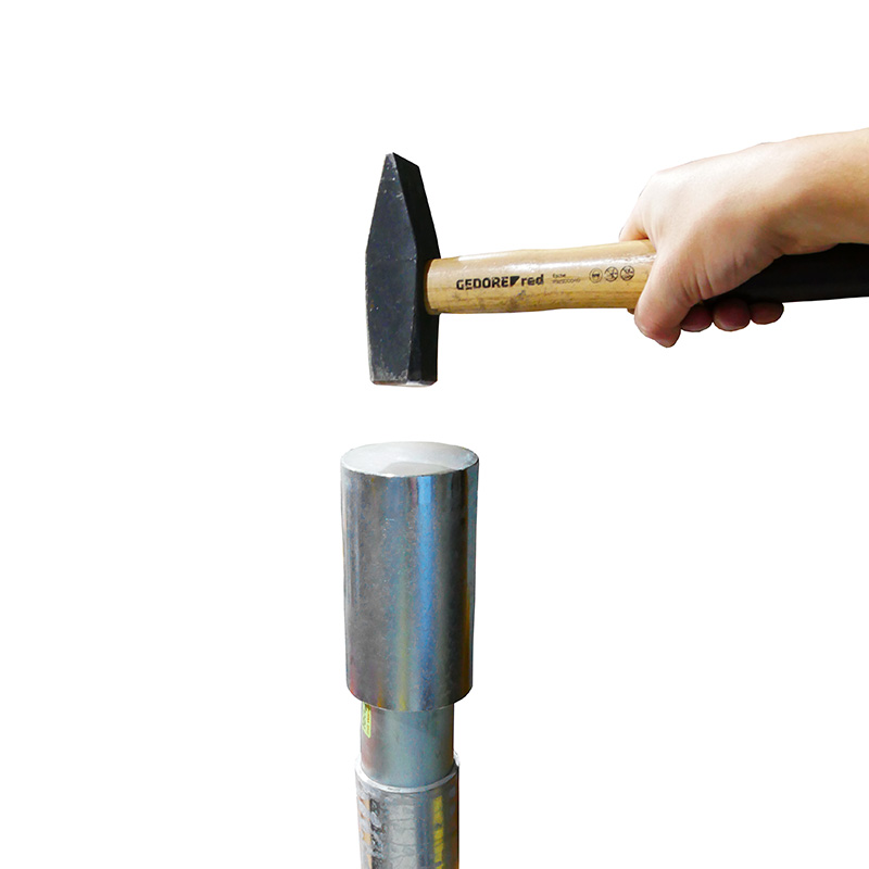 Einschlaghülse für Rohrverbinder Longfix Ø 60 oder 76 mm, Länge 165 mm – Bild 6