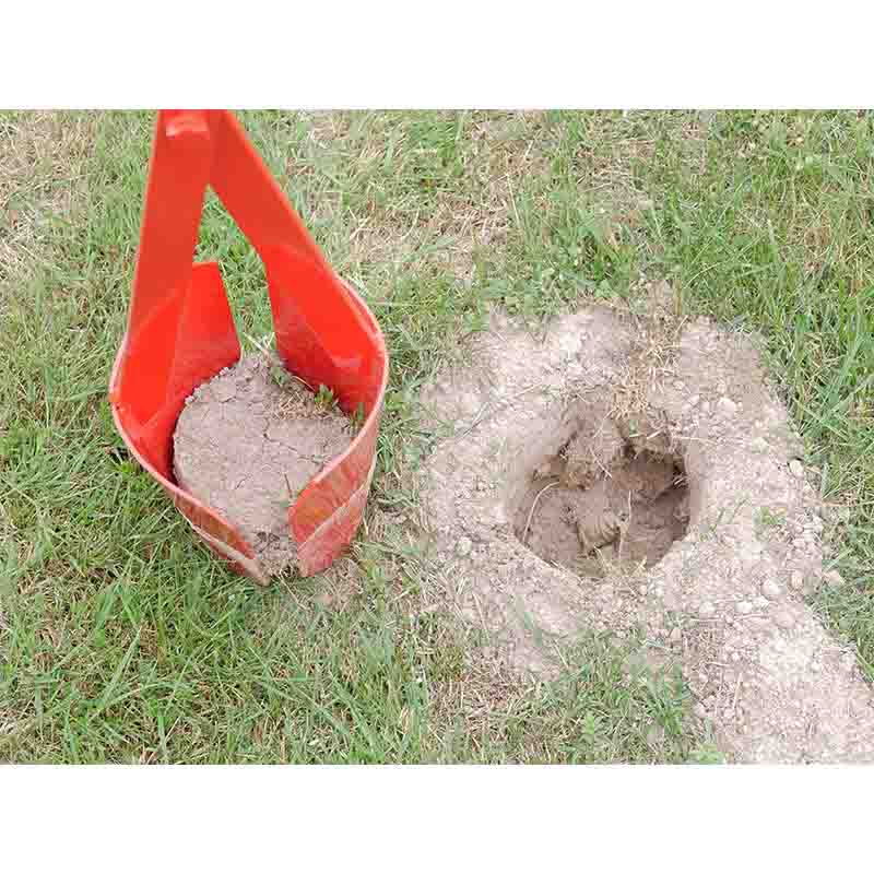 Erdlochausheber aus Stahl mit Hartholzstielen, für Erdlöcher Ø110 bis 280 mm – Bild 8