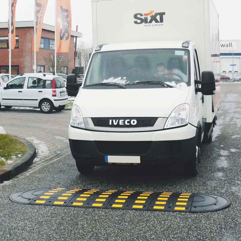 Fahrbahnschwelle SafeRide 75 Moravia, Höhe 75 mm, 15-20 km/h – Bild 7