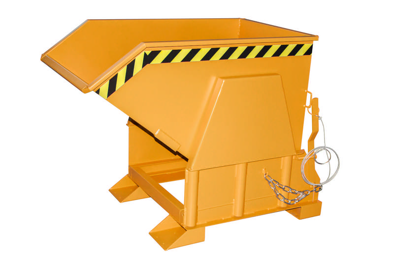 Kippbehälter Typ BK, Kippen per Seilzug, Fassungsvermögen 0,5m³ – Bild 2