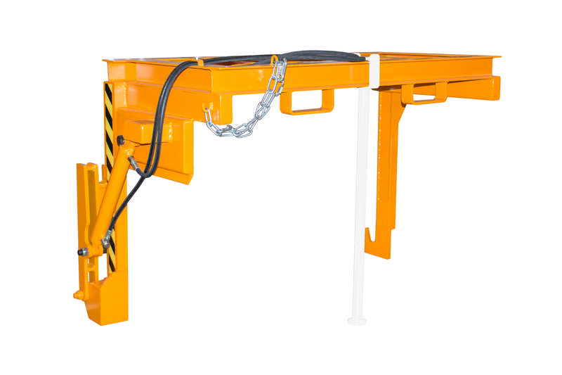 Traverse für Stapelkipper Typ BST-H 150, mit hydraulischer Kippvorrichtung, 1,50m3, 2000kg Tragfähigkeit, versch. Farben
