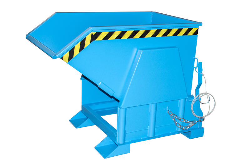 Kippbehälter Typ BK, Kippen per Seilzug, Fassungsvermögen 0,5m³ – Bild 4