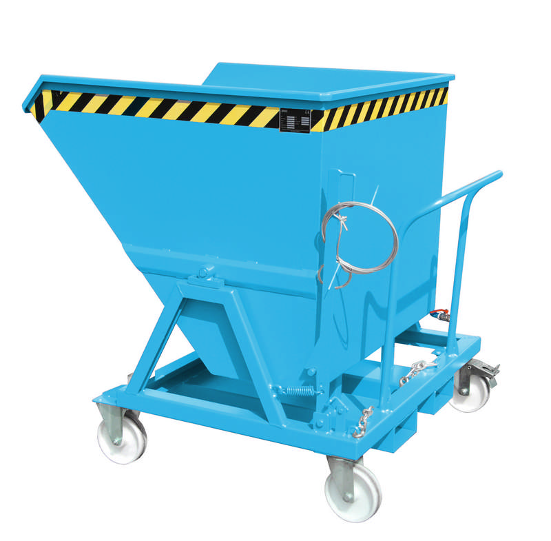 Bauer Späne-Kippmulde Typ SKS 700, zum Transport und Entleerung von Schüttgütern, versch. Farben – Bild 4