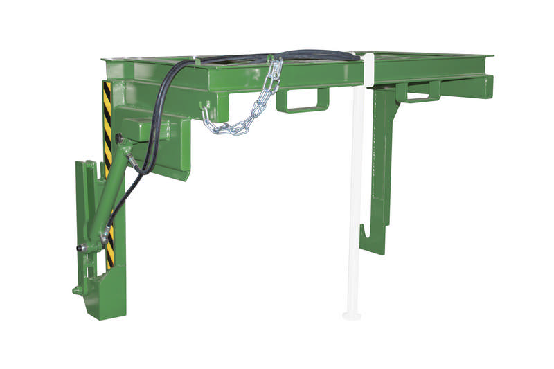 Traverse für Stapelkipper Typ BST-H 150, mit hydraulischer Kippvorrichtung, 1,50m3, 2000kg Tragfähigkeit, versch. Farben – Bild 5