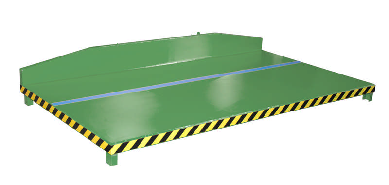 Restgitter-Palette Typ RGP-1, 2500mm breit, 2000kg Tragkraft, versch. Farben o. Feuerverzinkt – Bild 5