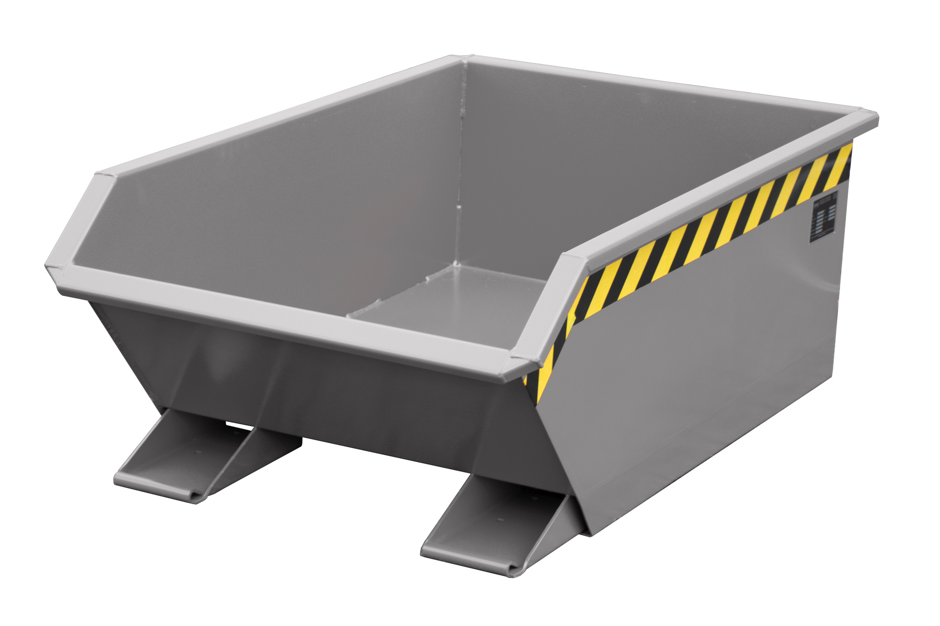 Bauer Mini-Kippbehälter Typ MGU 270, 0,27m3, extrem niedrige Bauhöhe, versch. Farben o. Feuerverzinkt – Bild 6