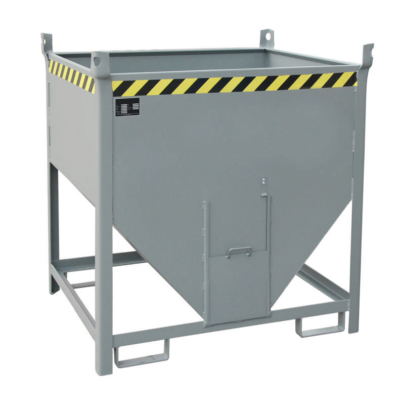 Silobehälter Typ SGS 50, stirnseitige Entleerung, Schiebeverschluss, 0,75m3 Fassungsvermögen – Bild 6