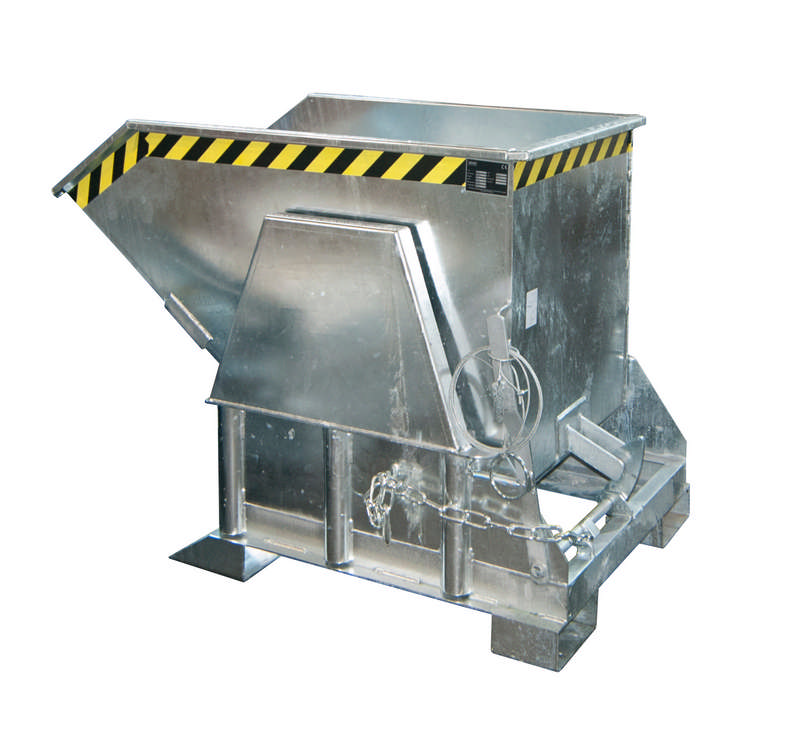 Kippbehälter Typ BK, Kippen per Seilzug, Fassungsvermögen 0,5m³ – Bild 7