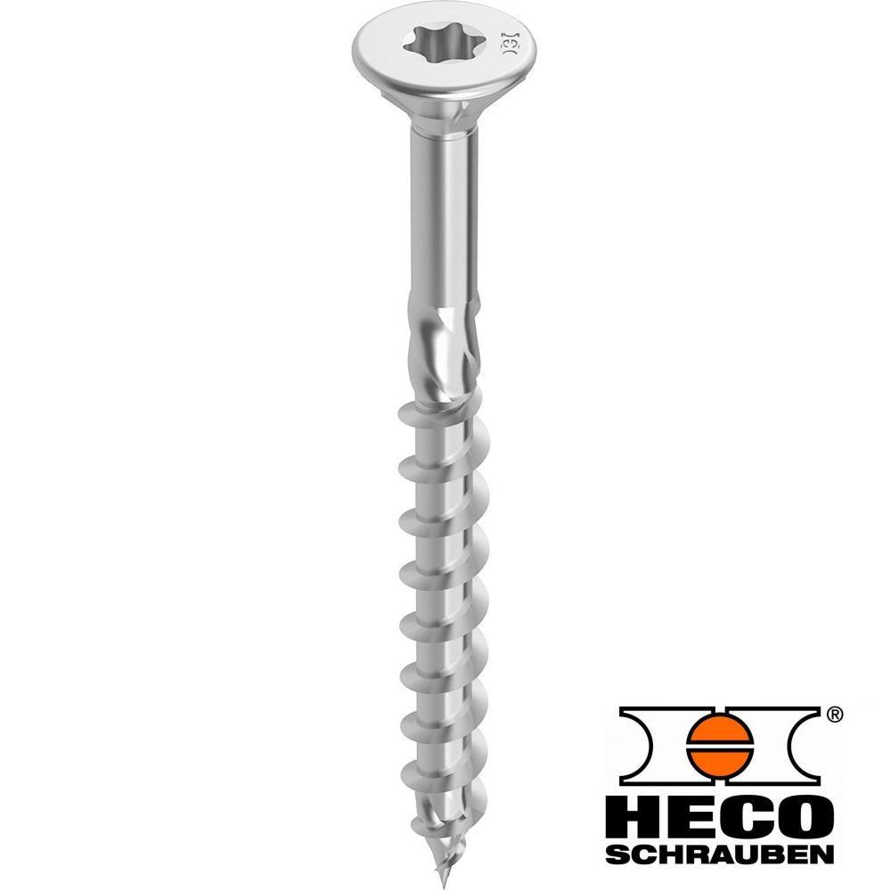HECO TOPIX Schrauben Edelstahl rostfrei A2 TORX TX-15 Senkkopf 3,5 x 30 mm 200 Stück – Bild 2