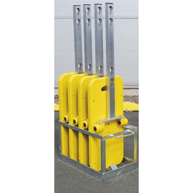 Transport- und Lagerbox für 5 Klappbaken oder Vario-Schilderständer von horizont – Bild 4