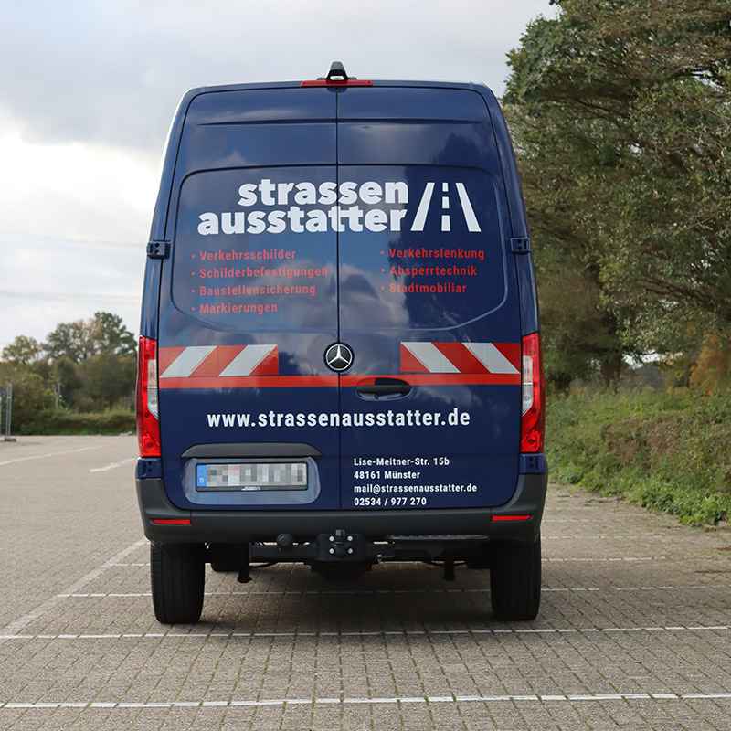 KFZ-Warnmarkierung magnetisch, Rot-Weiß RA2, 8 Zuschnitte 141 x 282 mm – Bild 8