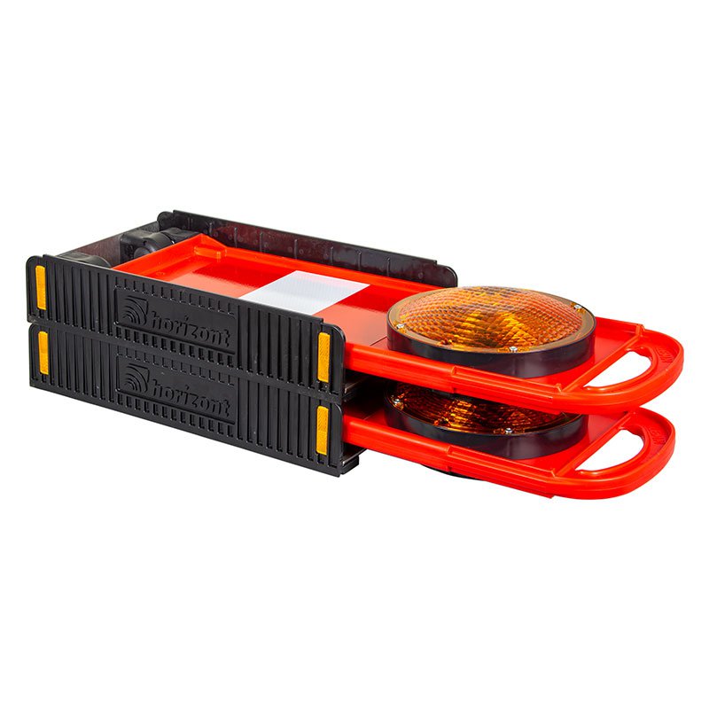 Klappbake FlashMax Stack Synchro horizont, stapelbar, LED Blitz 1seitig gelb, Lauflichtanlage – Bild 6