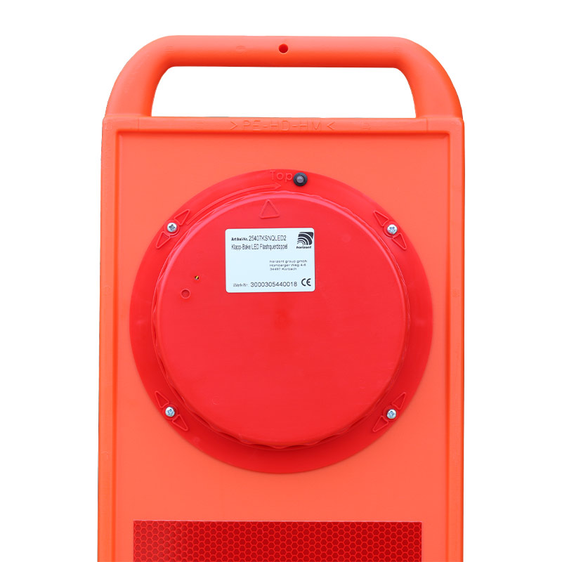 Klappbake LED Flash horizont, 1seitig gelb, batteriebetrieben – Bild 5