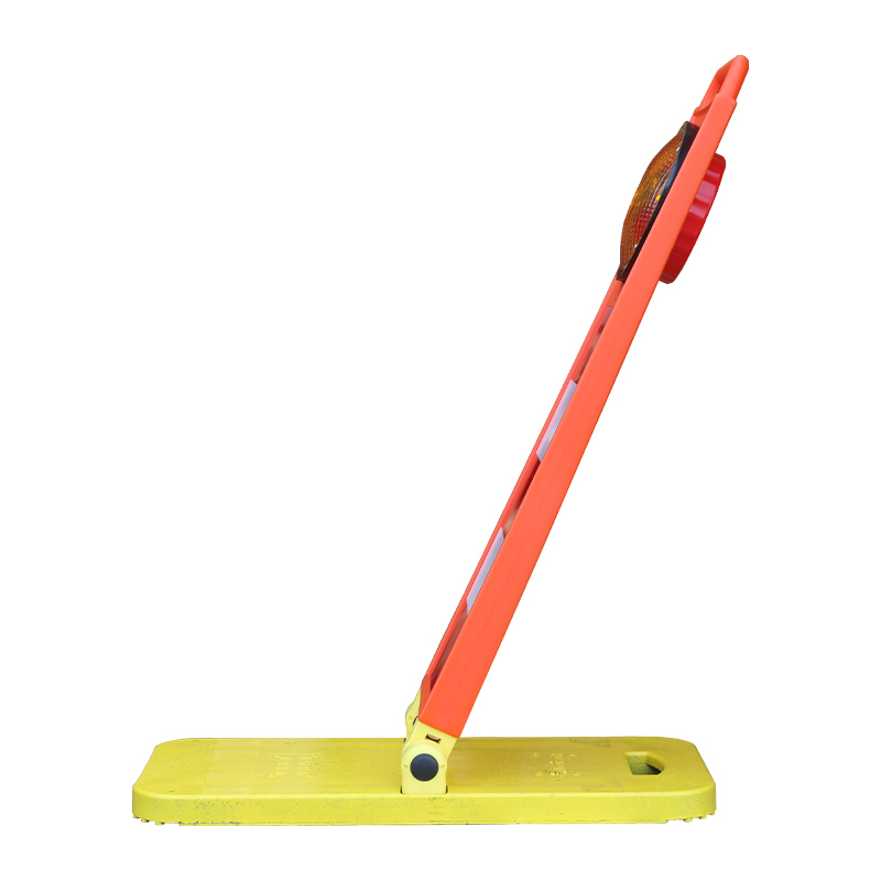 Klappbake LED Flash horizont, 1seitig gelb, batteriebetrieben – Bild 7