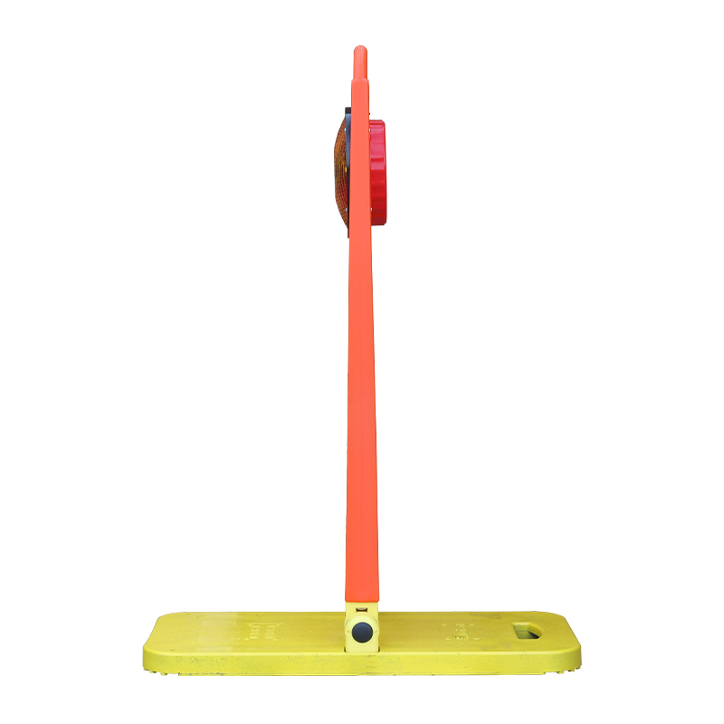 Klappbake LED Flash horizont, 1seitig gelb, batteriebetrieben – Bild 3