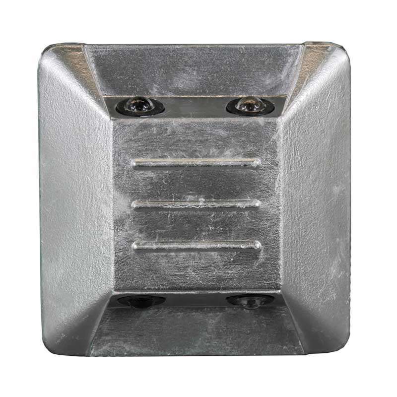 Markierungsnagel Aluminium zum Einbohren mit Reflektoren 100 x 100 mm – Bild 3