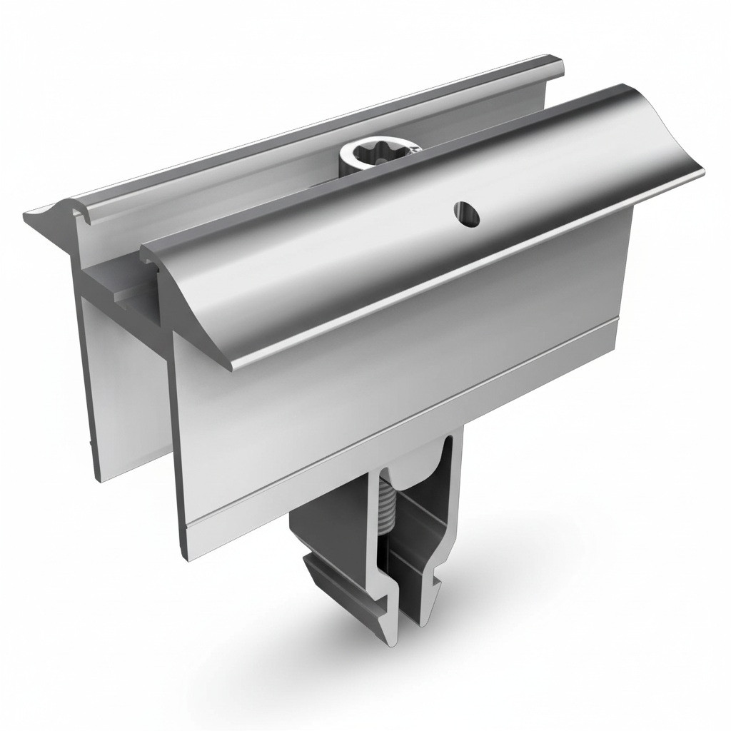 Mittelklemme silber höhenverstellbar – Bild 2