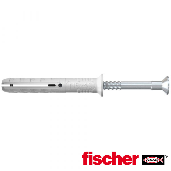 Fischer Nagelschraub 8 x 100 mm PZ-3 Senkkopf 50 Stück