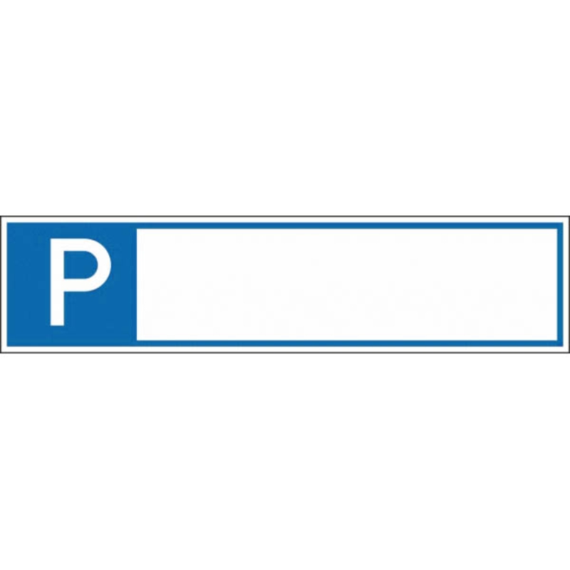 Parkplatzschild ohne Text: zum Selbstbeschriften – Bild 2