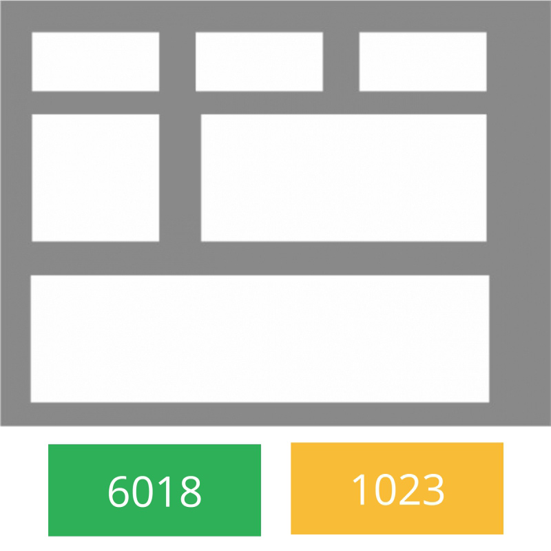PREMARK™ Markierungsstreifen in Weiß, Gelb oder Grün, verschiedene Maße – Bild 2