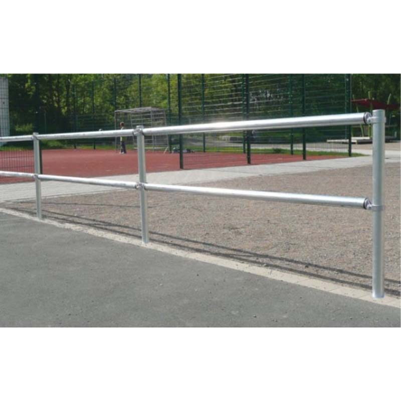 Querrohr für Verkehrsschutzsystem, feuerverzinkt oder weiß, 1000 bis 2500 mm Länge – Bild 2