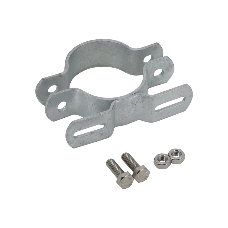 Verzinkte Rohrschelle Ø 48, 60 und 76 mm, Lochabstand 70 bis 900 mm, ein- / doppelseitig – Bild 3