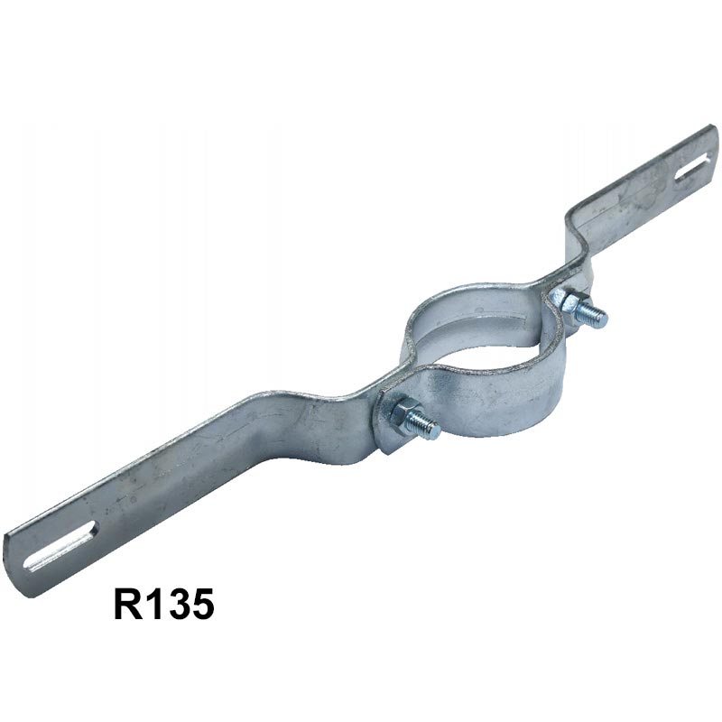 Verzinkte Rohrschelle Ø 48, 60 und 76 mm, Lochabstand 70 bis 900 mm, ein- / doppelseitig – Bild 7