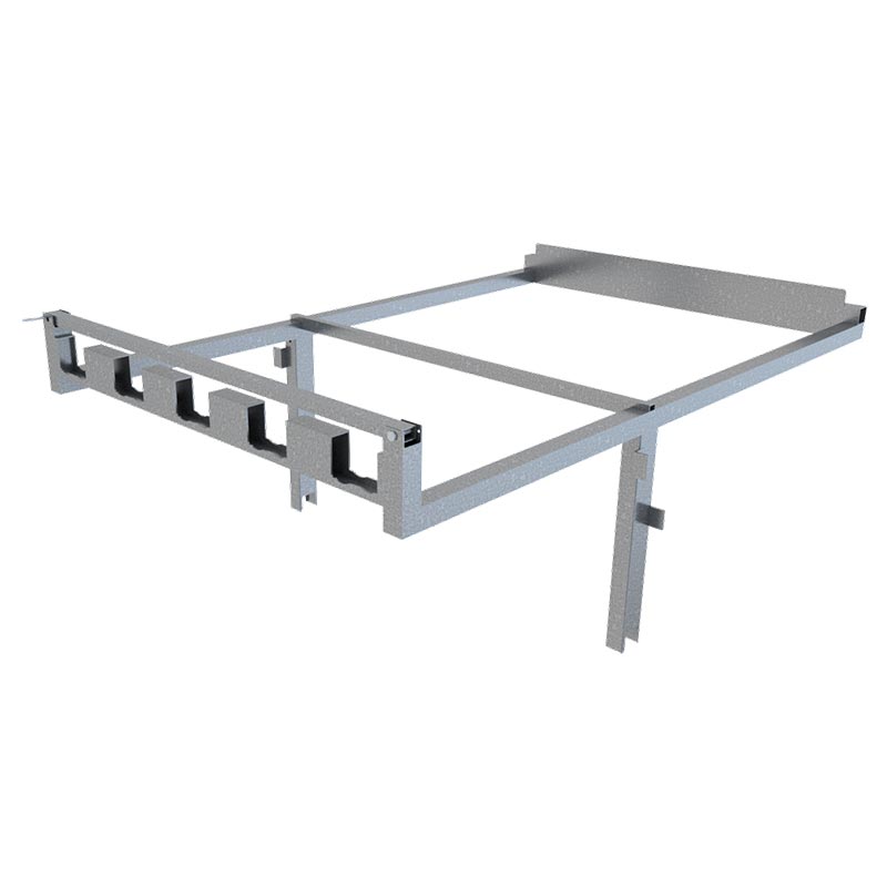 Schaftrohr-Adaptierung für bis zu 20 Schaftrohre, Aufsatz für Transporttraverse 3B214
