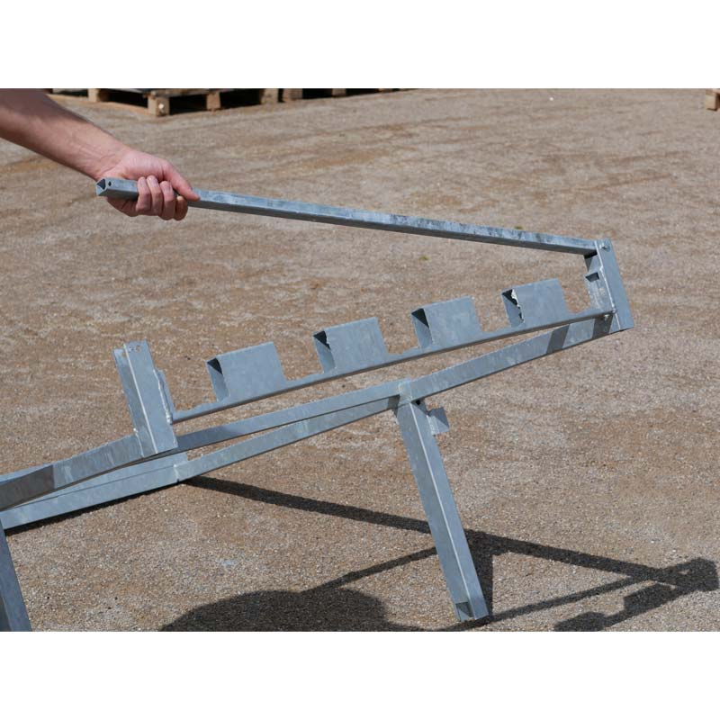 Schaftrohr-Adaptierung für bis zu 20 Schaftrohre, Aufsatz für Transporttraverse 3B214 – Bild 8