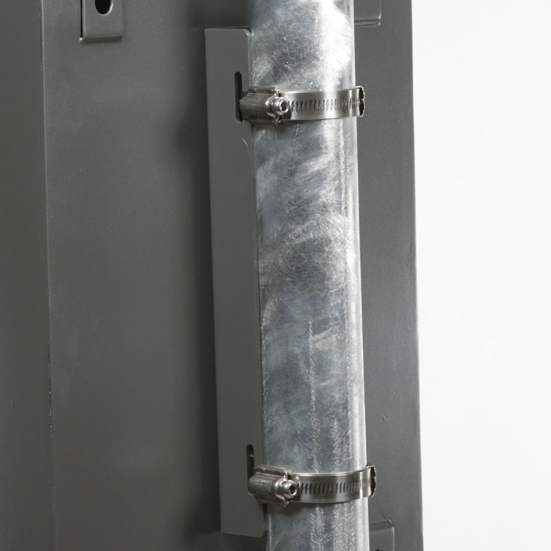 Schiene zur Pfostenbefestigung für die Beutelspender 7077-10 und 7077-60 – Bild 2