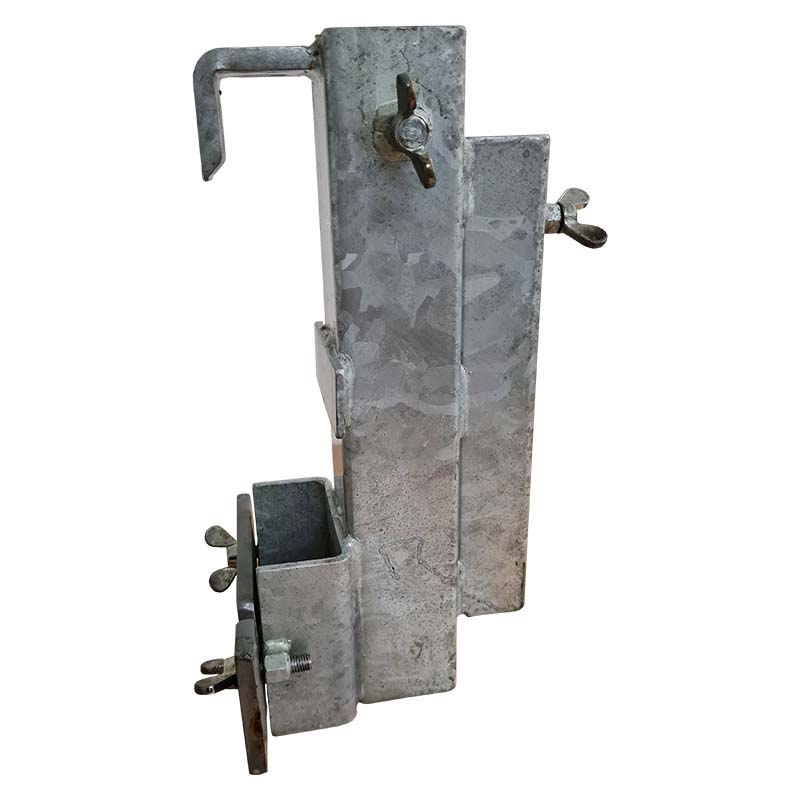 Schutzplankenhalter für Vierkantrohre 40 x 40 und 60 x 60 mm von horizont – Bild 3