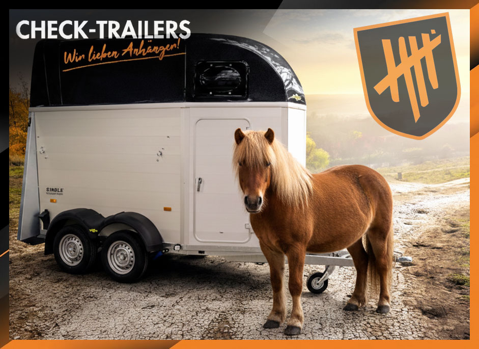 Pferdeanhänger Humbaur 1600 Single ALU Mit Alu Bicomp Boden und Gummiboden verklebt und versiegelt•