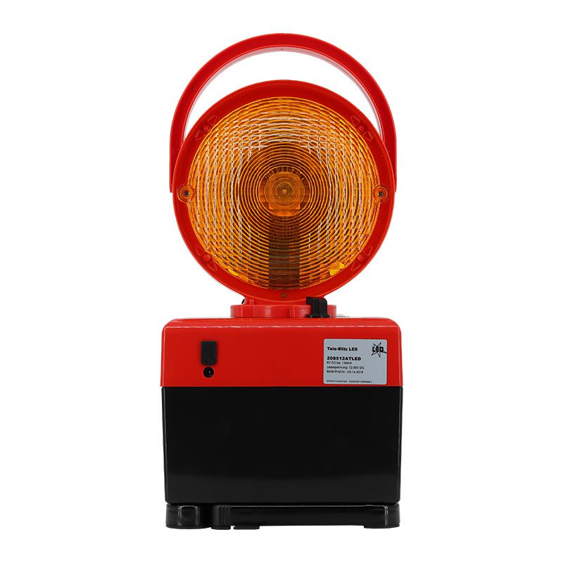 Tele Blitz LED horizont Blitzleuchte zweiseitig gelb, Batterie- oder Akkuversion – Bild 5