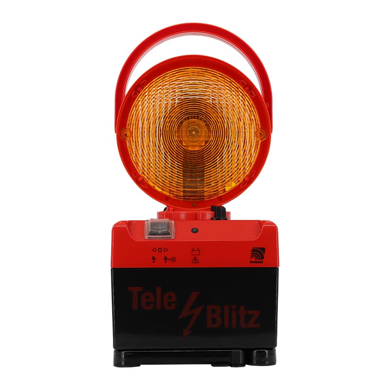 Tele Blitz LED horizont Blitzleuchte zweiseitig gelb, Batterie- oder Akkuversion – Bild 3