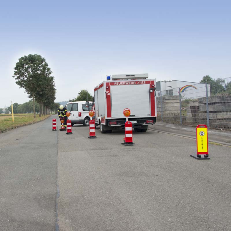 Tele Blitz LED horizont Blitzleuchte zweiseitig gelb, Batterie- oder Akkuversion – Bild 7