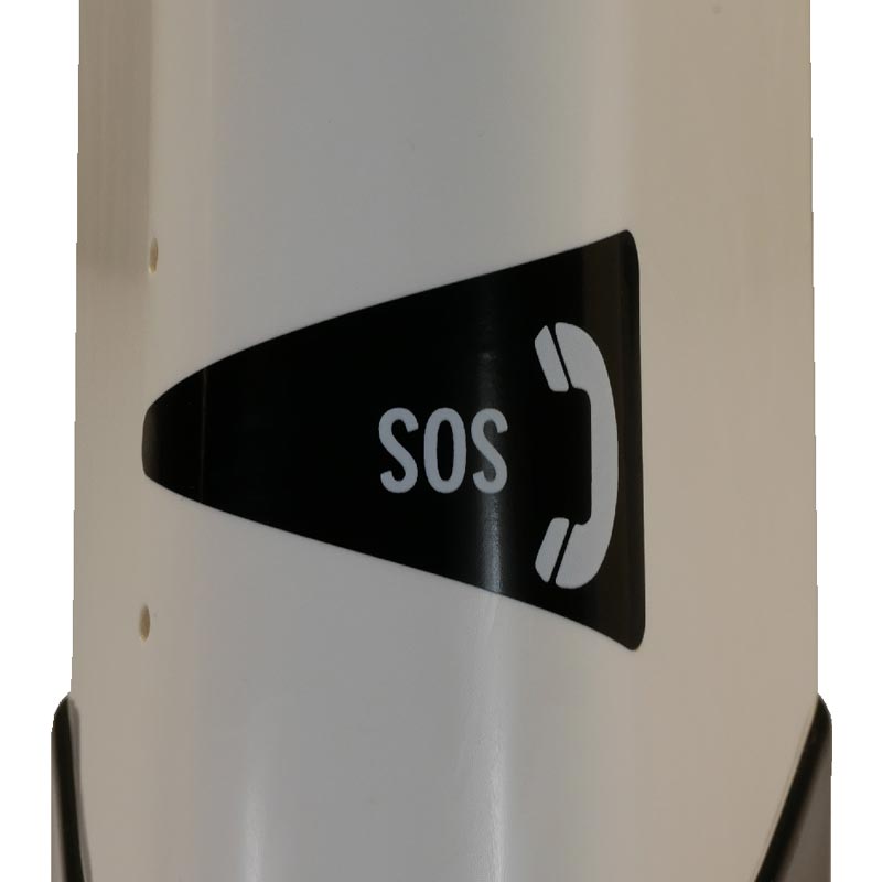 Telefonhinweiszeichen für Leitpfosten zum Aufkleben, VE 16 Stück – Bild 4