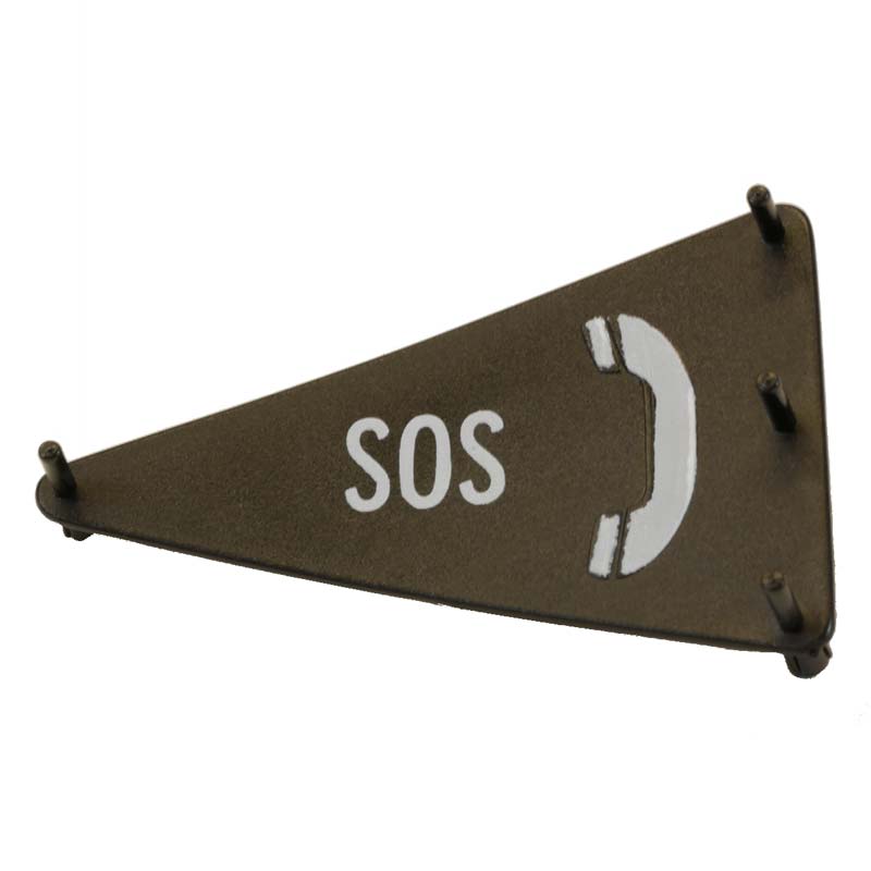 Telefonhinweiszeichen für Leitpfosten zum Aufnieten – Bild 2