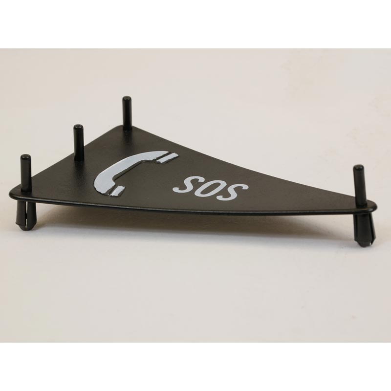 Telefonhinweiszeichen für Leitpfosten zum Aufnieten – Bild 4