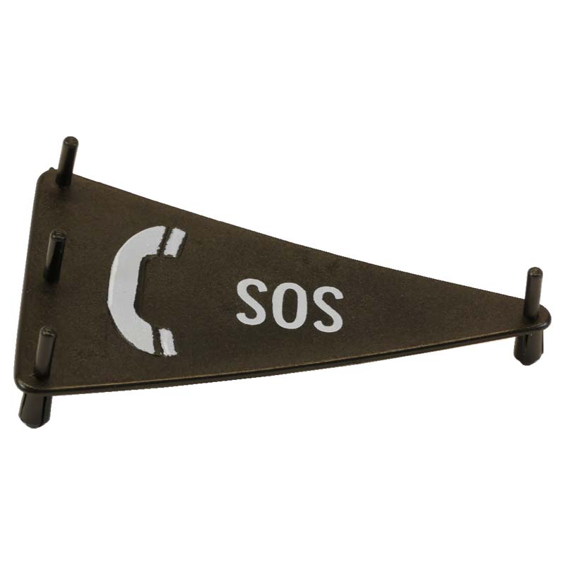 Telefonhinweiszeichen für Leitpfosten zum Aufnieten – Bild 3