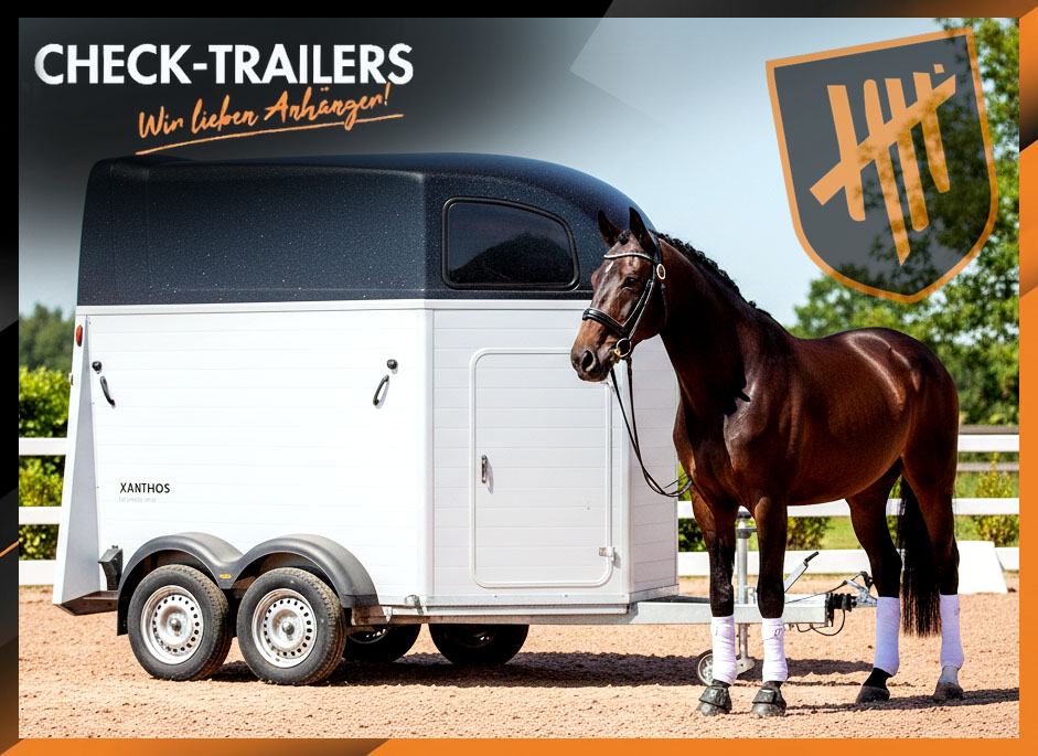 Pferdeanhänger Humbaur Xanthos 2400 kg mit Aluminium Seitenwänden, Aluboden•